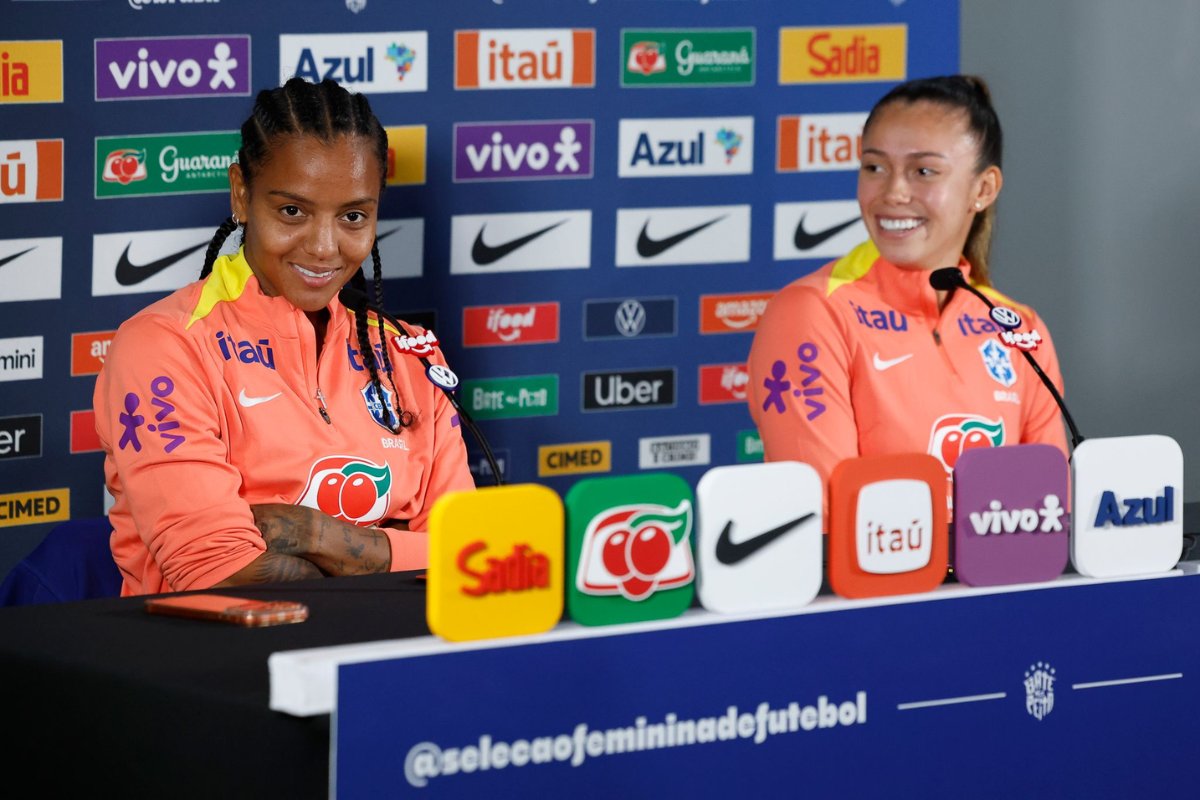 Geyse e Priscila ressaltam concorrência saudável na Seleção em busca de vaga na Copa do Mundo de 2027