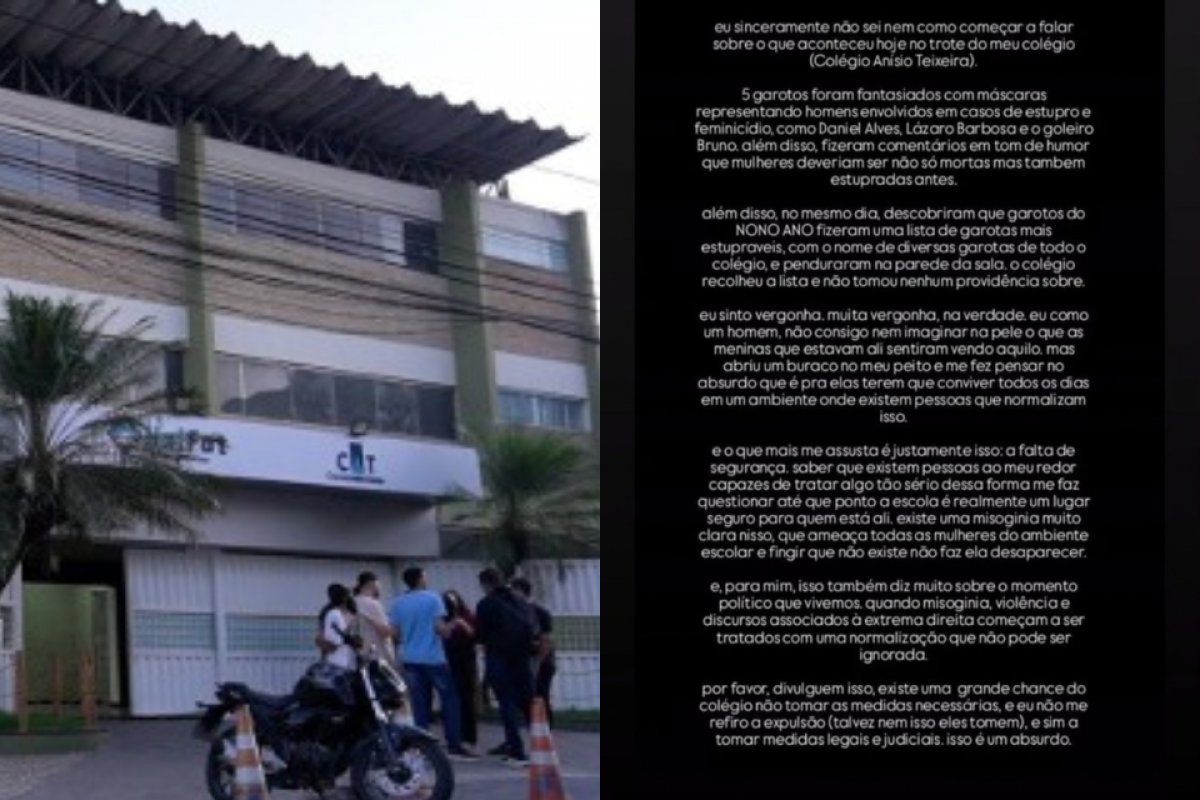 Estudantes de Feira de Santana são suspeitos de listar colegas mais 'estupráveis'