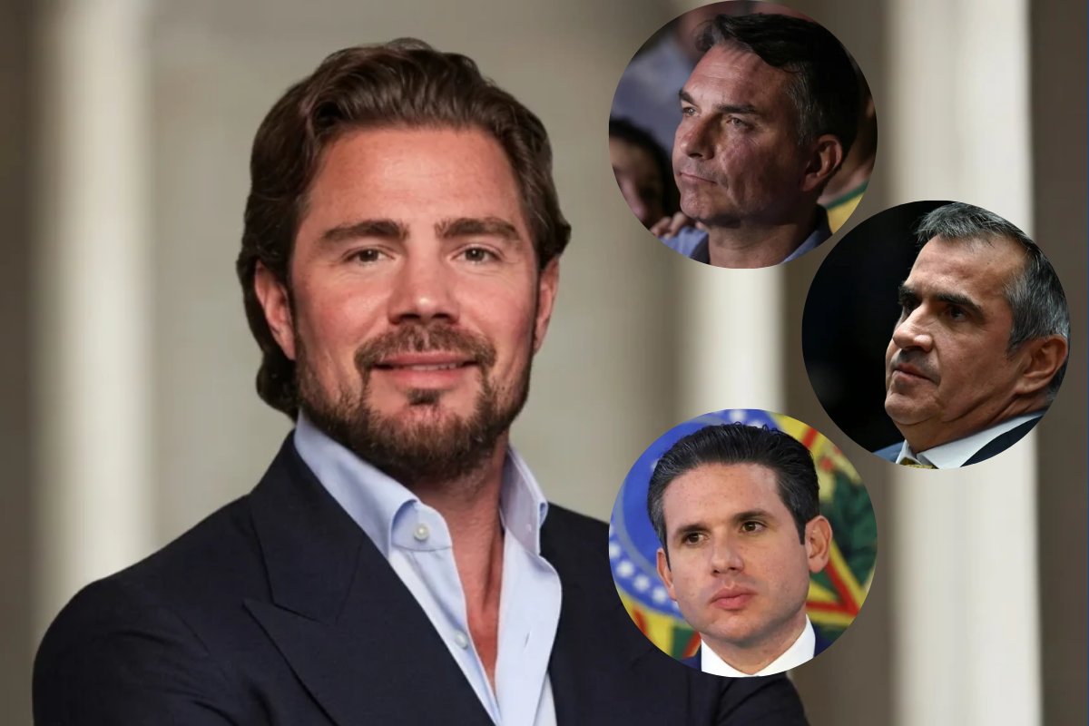 Mensagens indicam encontro de Flávio Bolsonaro e Ciro Nogueira na casa de Vorcaro em 2025, aponta coluna