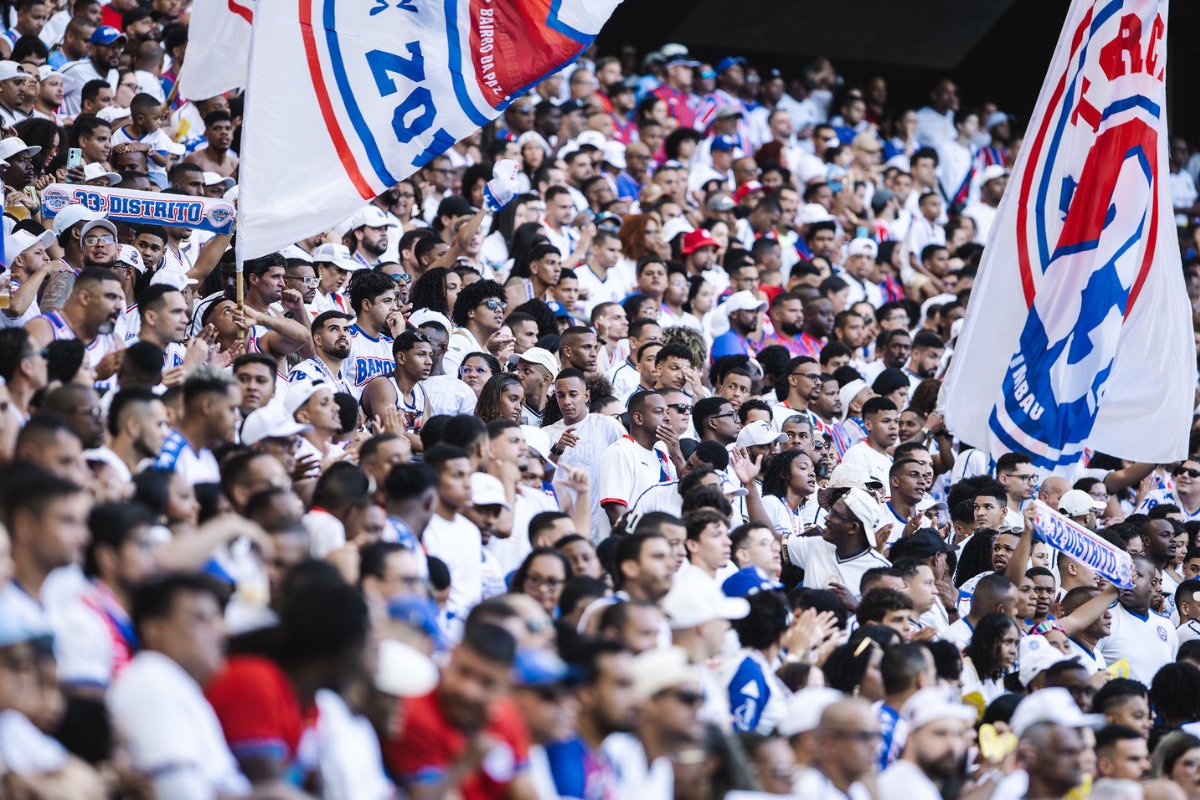 Bahia ultrapassa a marca de 500 mil torcedores pagantes pela Série A de 2026