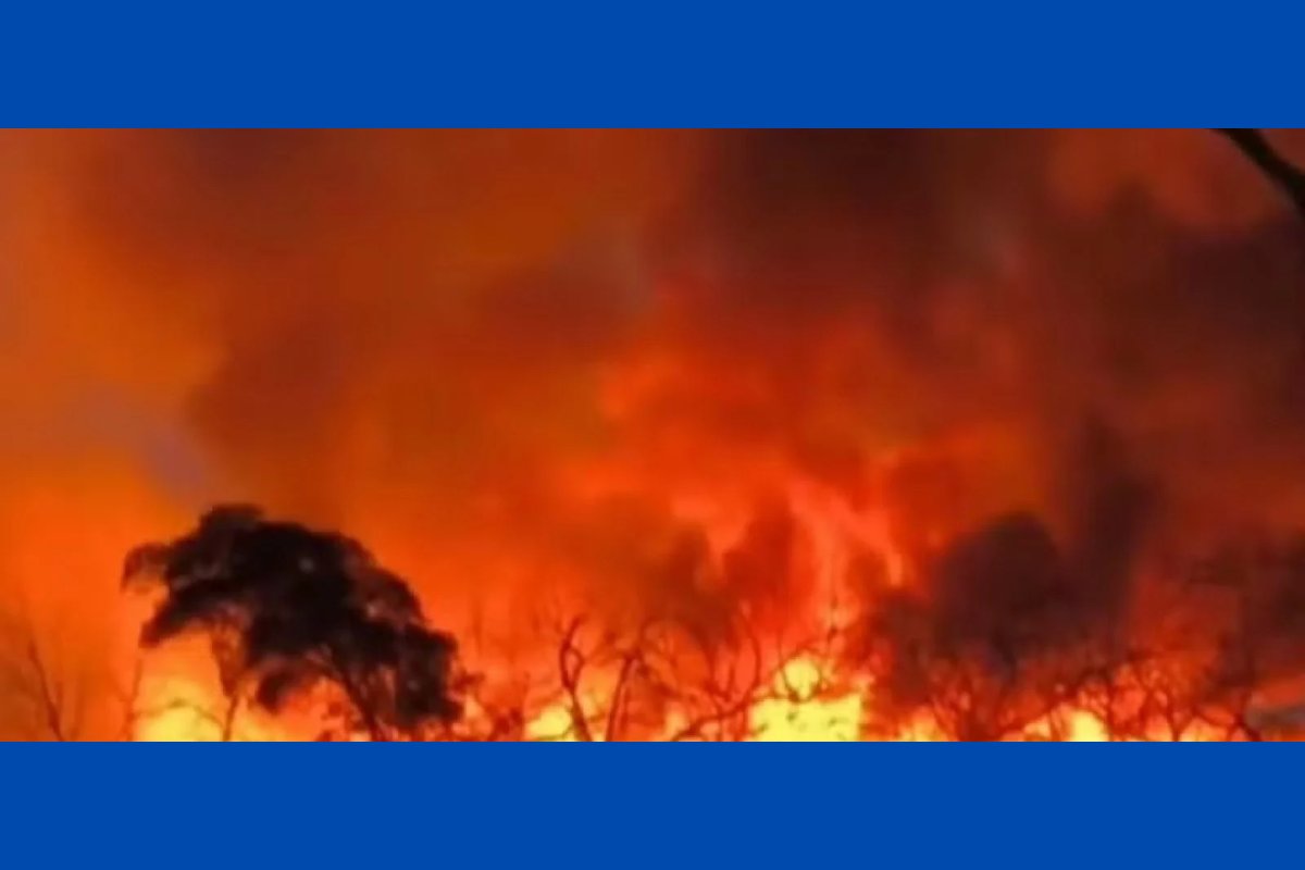 Incêndio atinge Parque Nacional do Boqueirão da Onça, no norte da Bahia