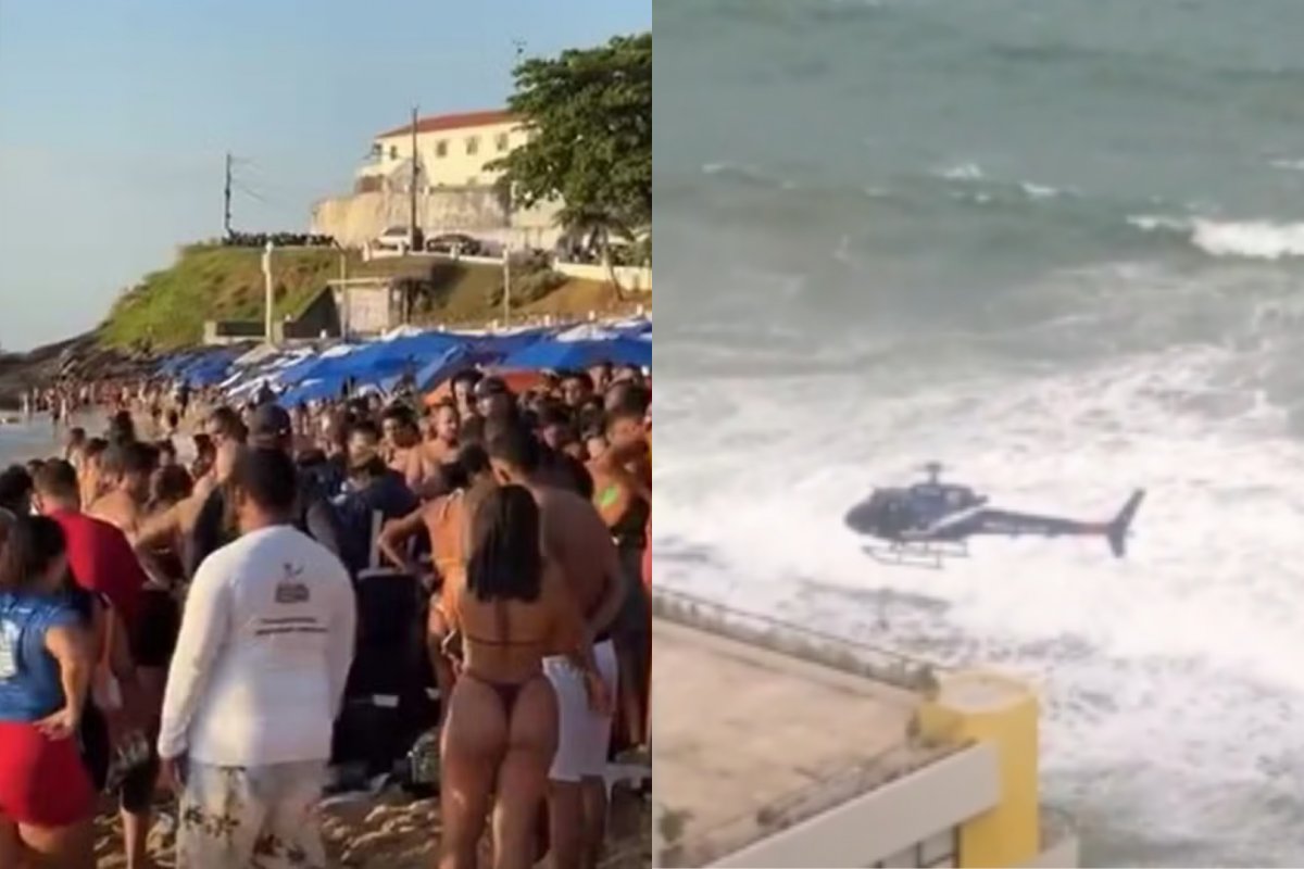 Vídeo: turista alemão morre afogado na praia do Porto da Barra, em Salvador