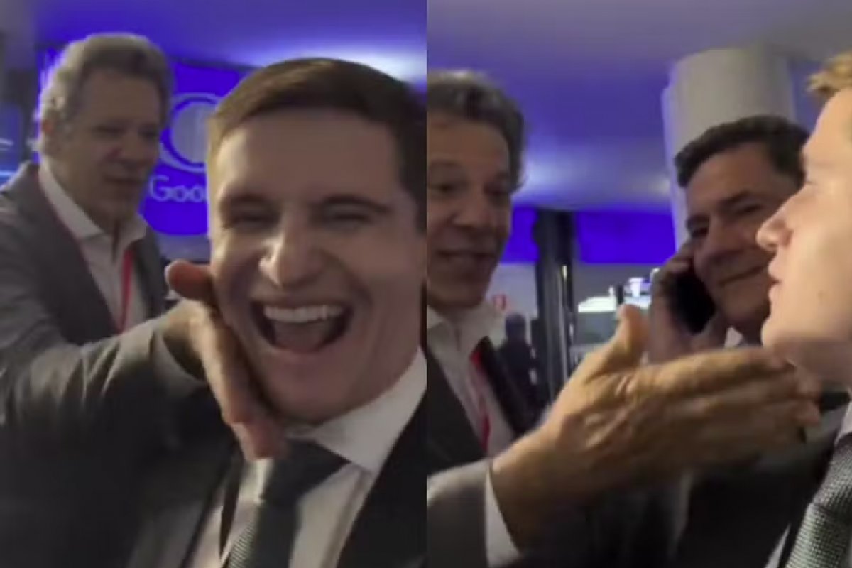 Vídeo: Pavanato provoca Haddad e leva tapinhas no rosto