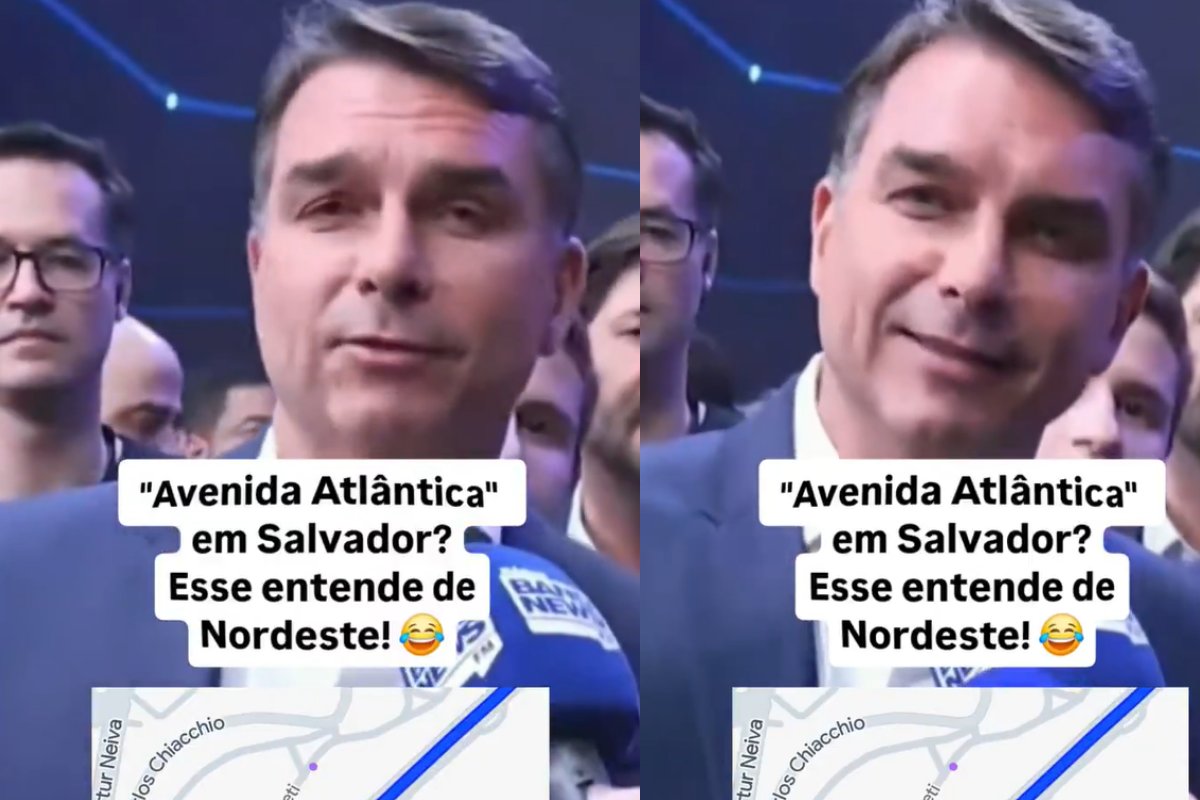 Vídeo: Após título de cidadão soteropolitano, Flávio Bolsonaro erra nome da Av. Ocêanica