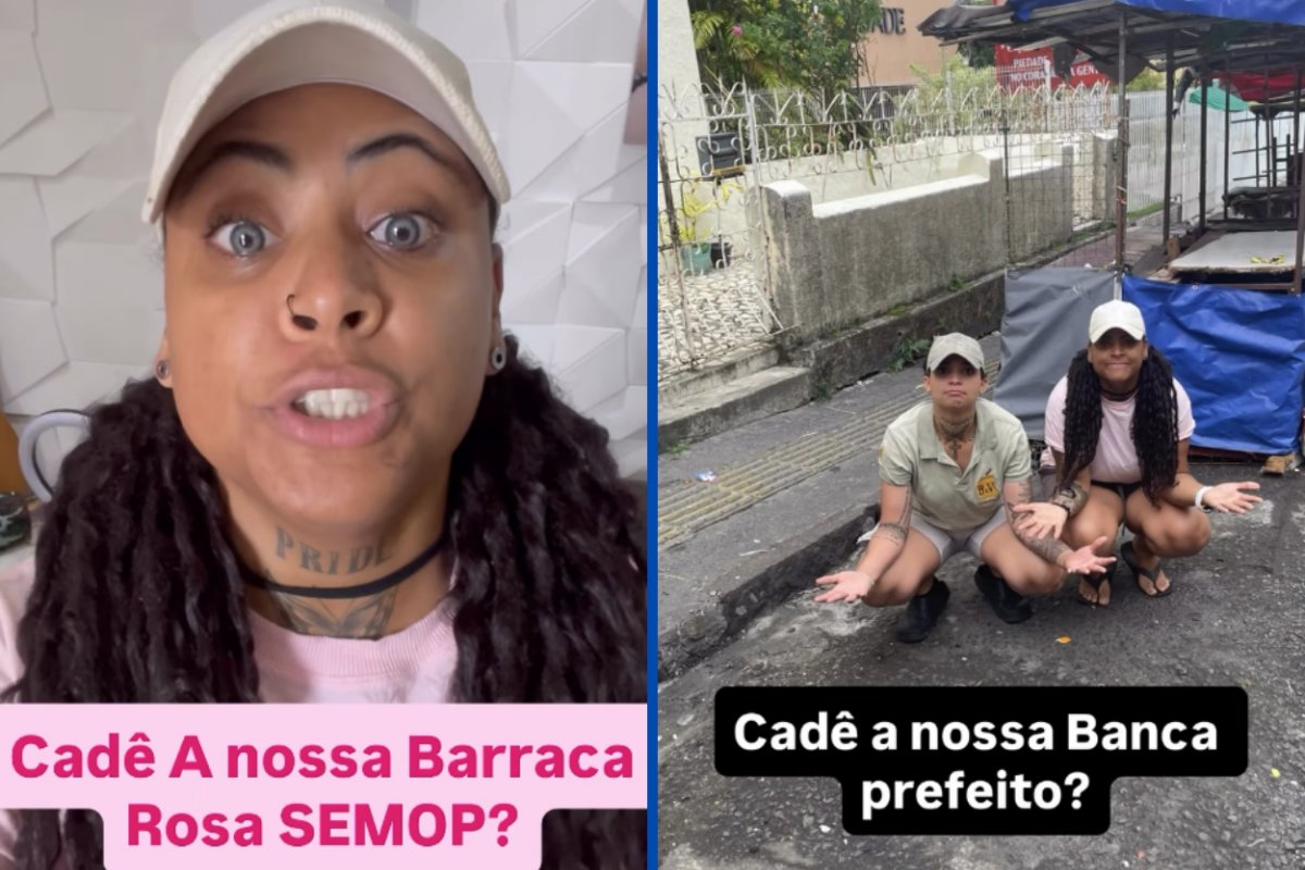 Vídeo: trabalhadora acusa prefeitura de Salvador de apreender barraca após critica a Bruno Reis e ACM Neto