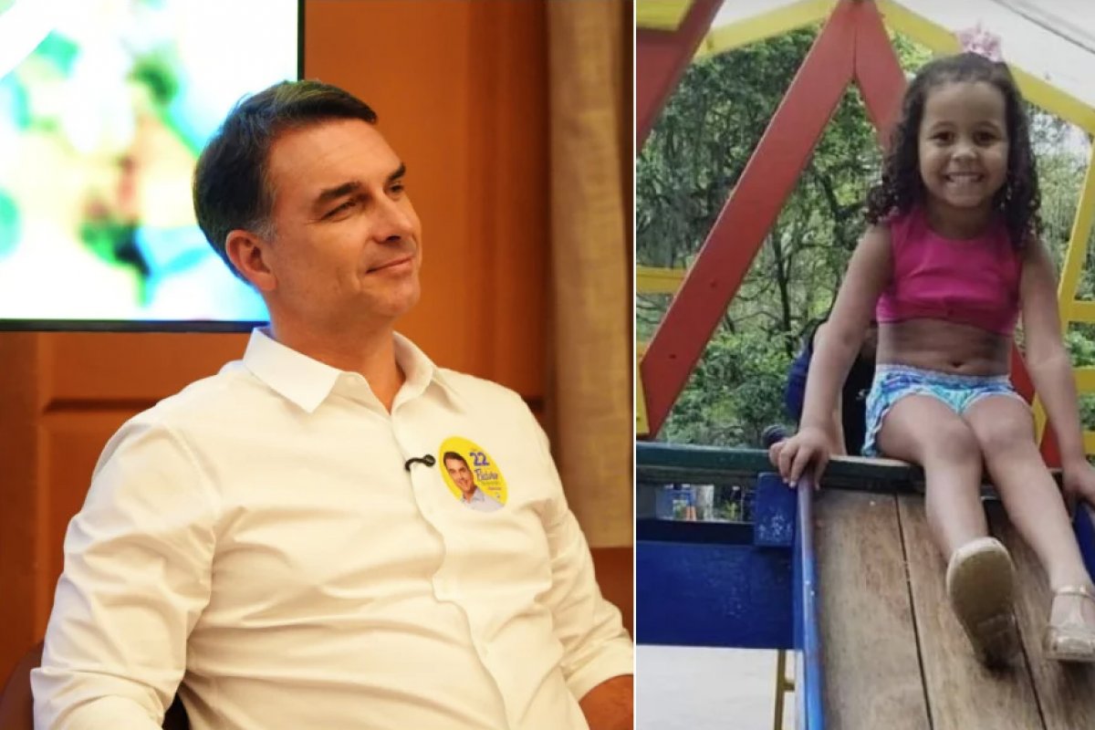 Caso Ana Clara: Flávio Bolsonaro já era senador quando defendeu gratuitamente PM que matou menina de 5 anos com tiro de fuzil