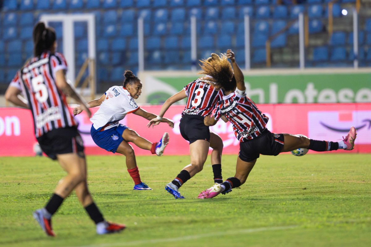 Bahia enfrenta São Paulo por vaga na semifinal da Copa do Brasil Feminina