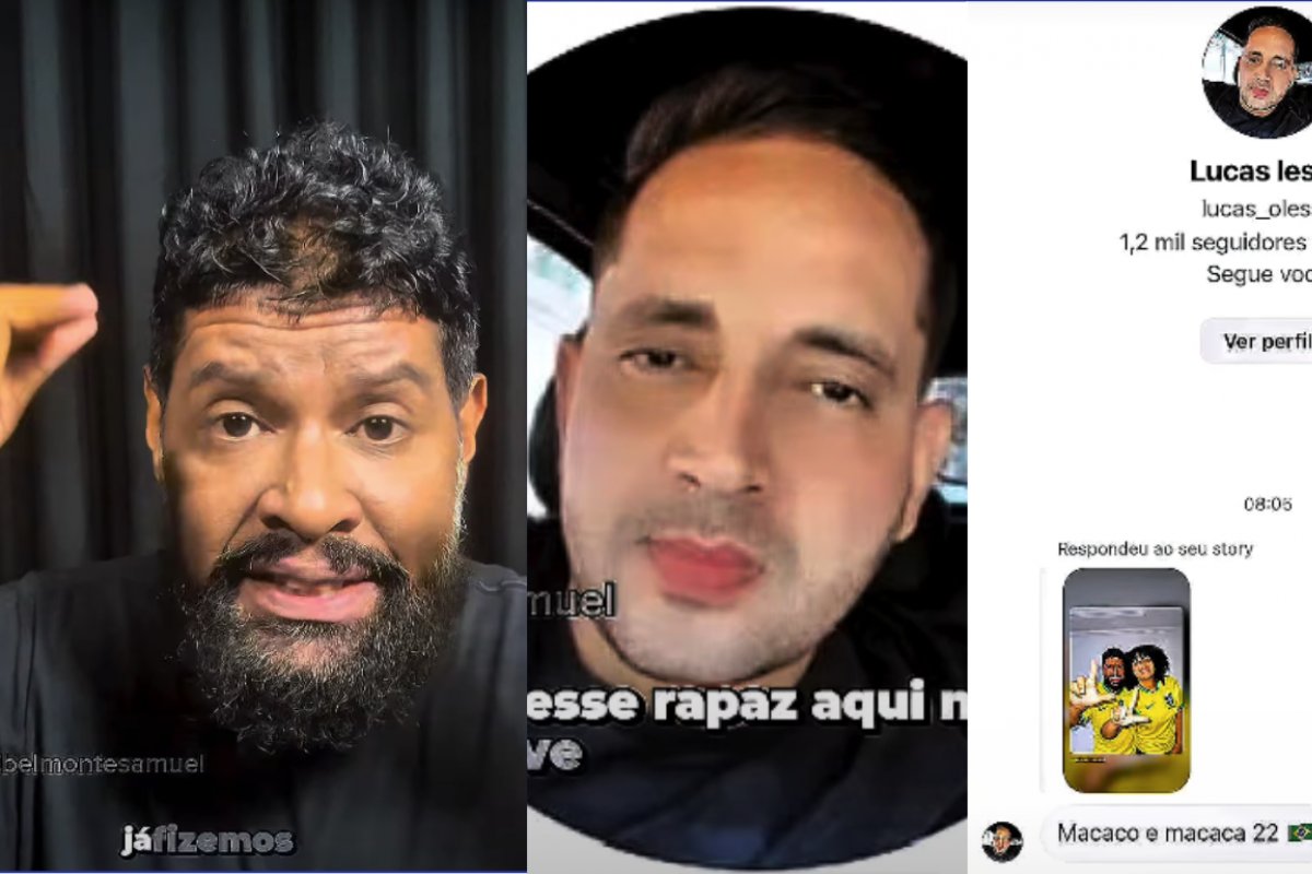 Vídeo: Humorista Samuel Belmonte denuncia ofensas racistas contra ele e a esposa