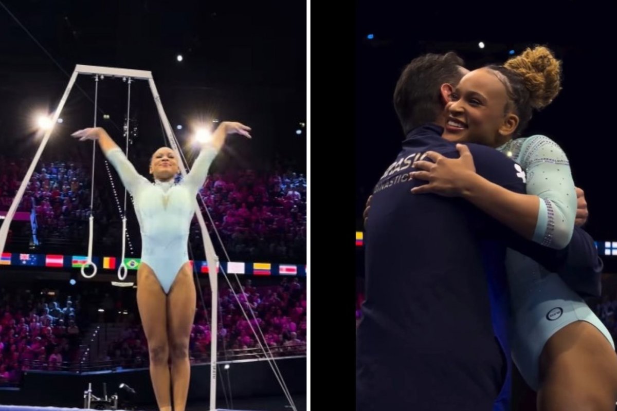 Rebeca Andrade conquista medalha de ouro e se torna tricampeã mundial no salto  