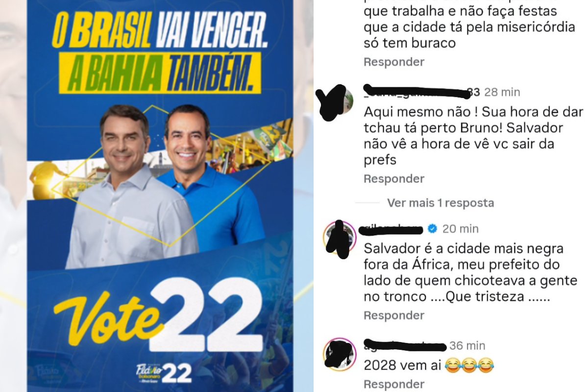 Bruno Reis recebe chuva de críticas ao pedir votos para Flávio Bolsonaro: “2028 é logo ali”