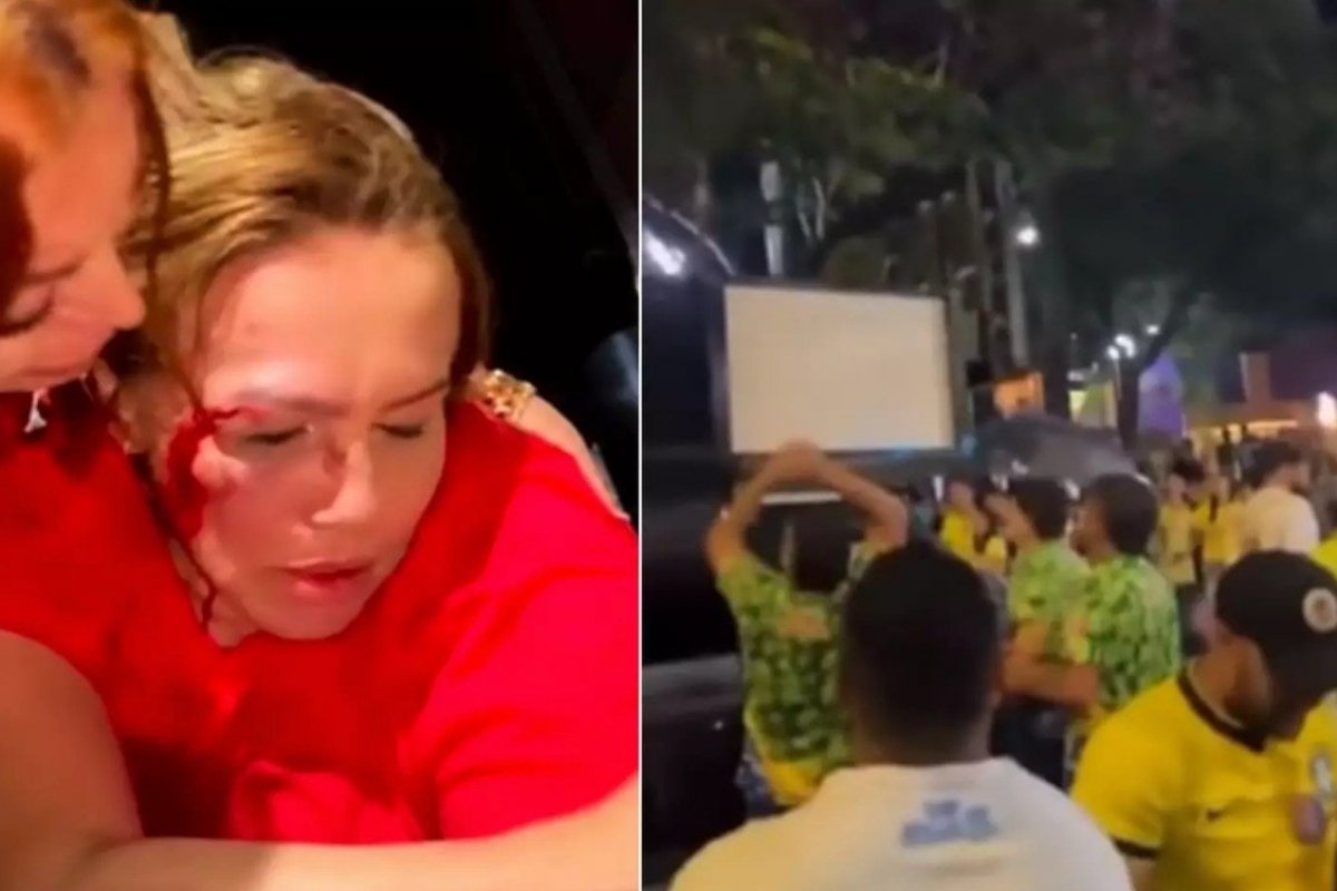 Vídeo: Vereadora do PT é atingida na cabeça durante ato pró-Lula em MG