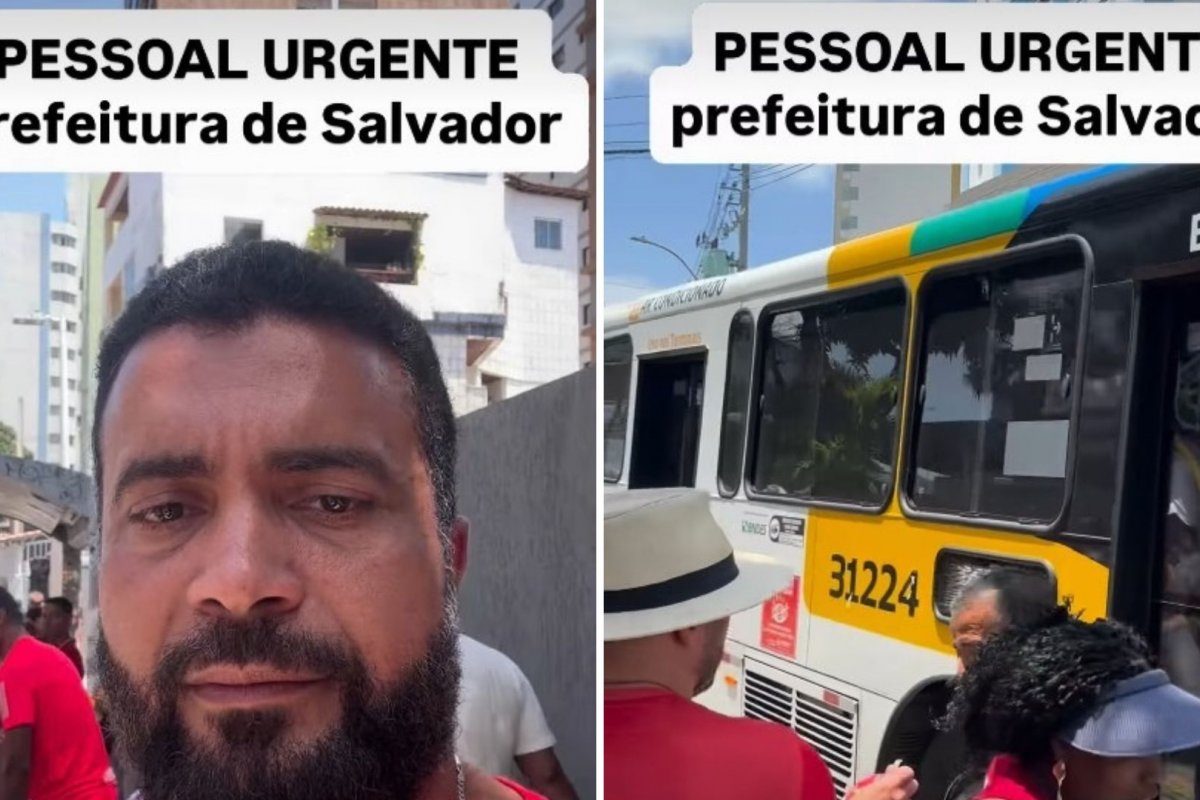 Vídeo: Passageiros denunciam superlotação após ao menos 75 ônibus serem impedidos de sair de garagens em Salvador