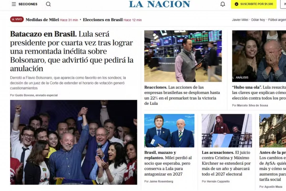 Jornais internacionais destacam 'reviravolta inédita' de Lula: 'líder político mais influente da América Latina'