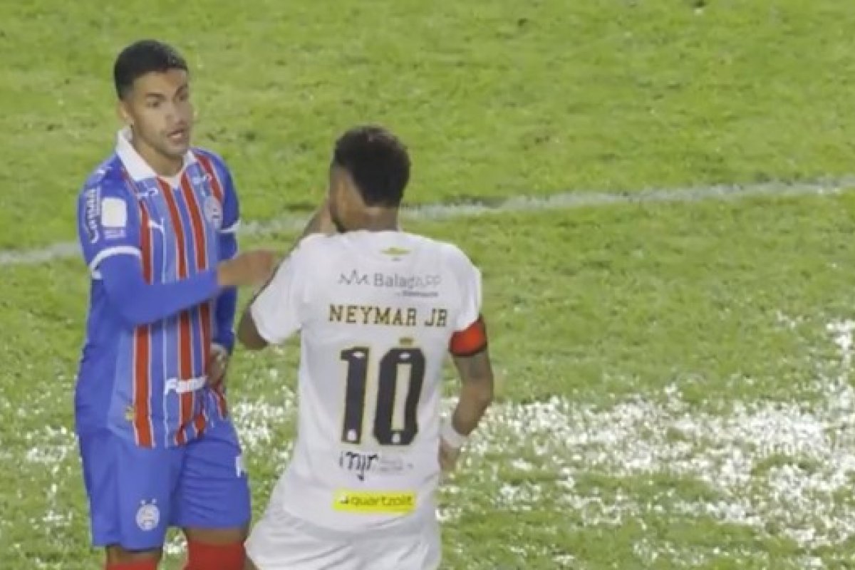 Neymar será denunciado pelo STJD após cartão vermelho no jogo contra o Bahia