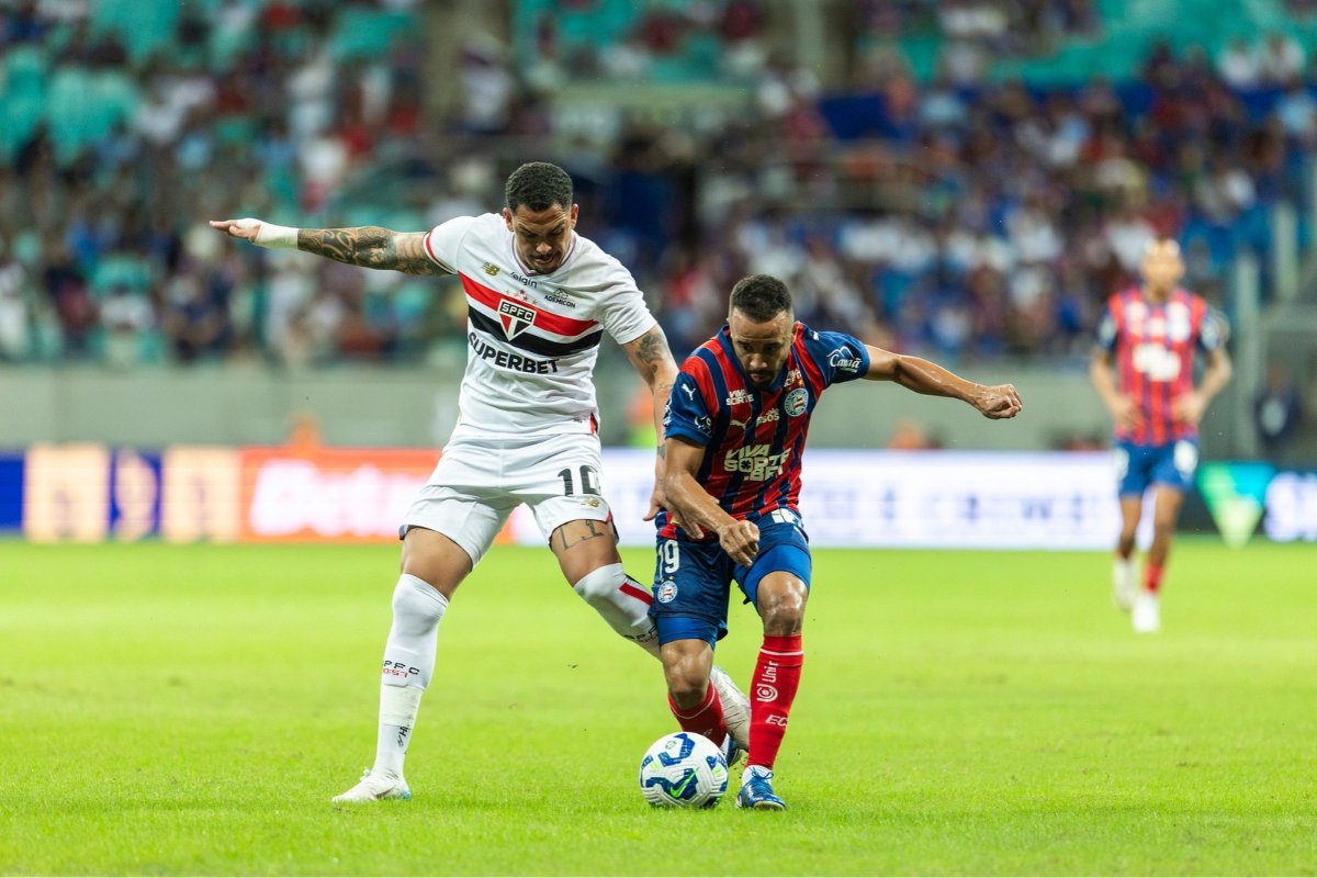 Bahia busca reação contra São Paulo para se aproximar do G-4
