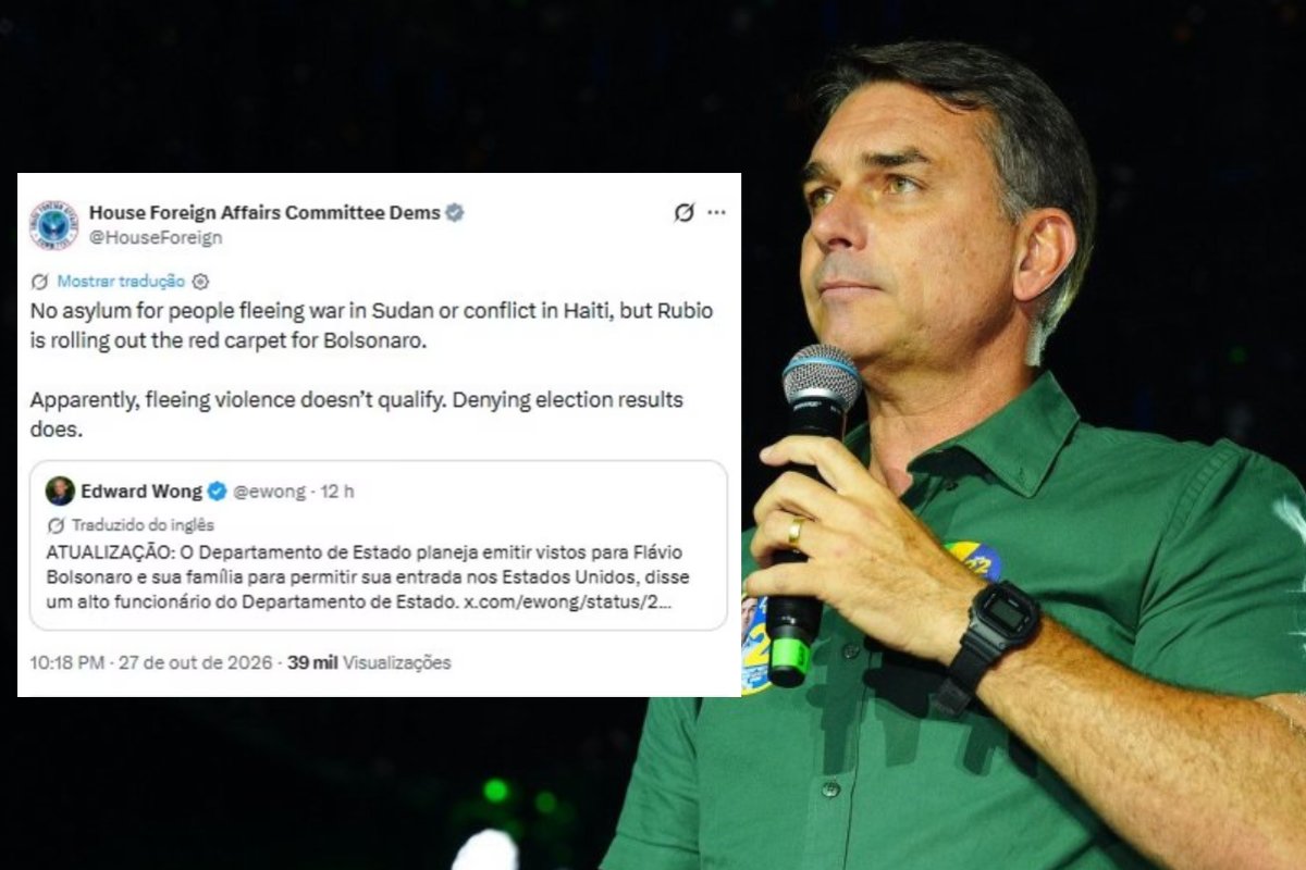Democratas dos EUA criticam vistos para Flávio Bolsonaro e familiares