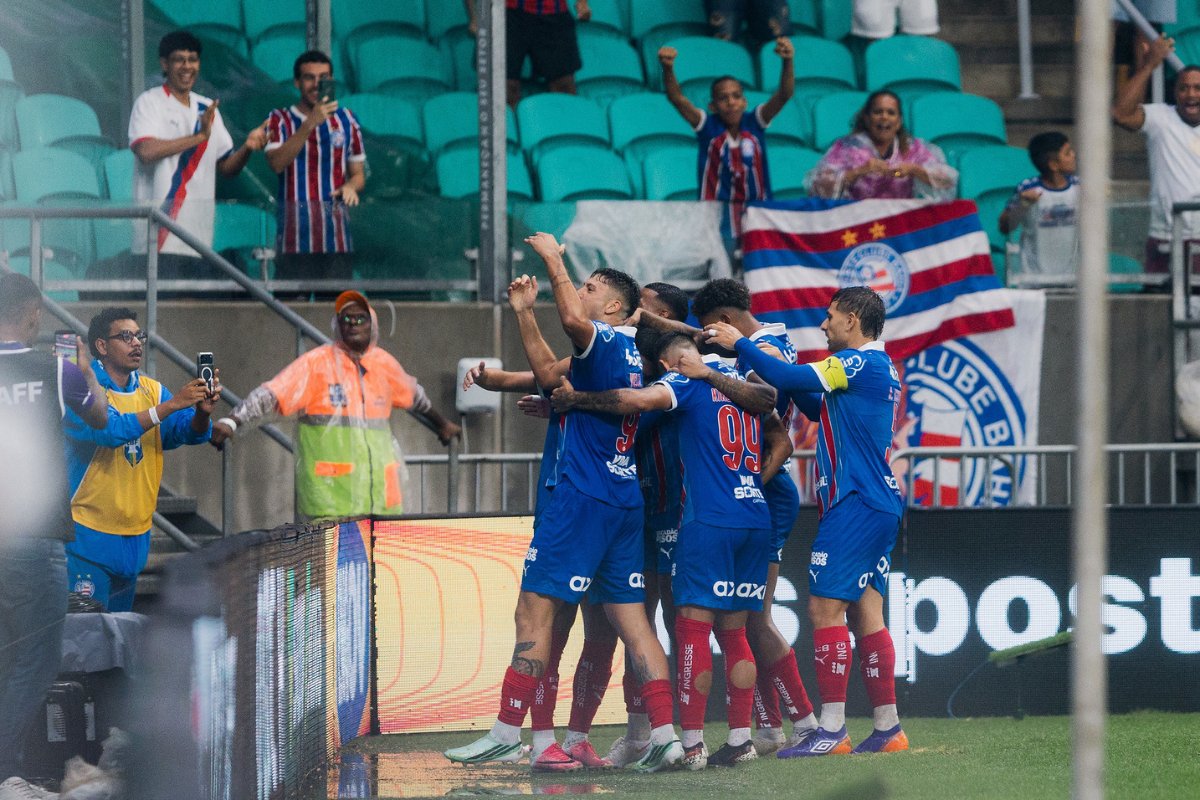 Bahia sofre empate após abrir 2 a 0, reage e vence São Paulo na Fonte Nova