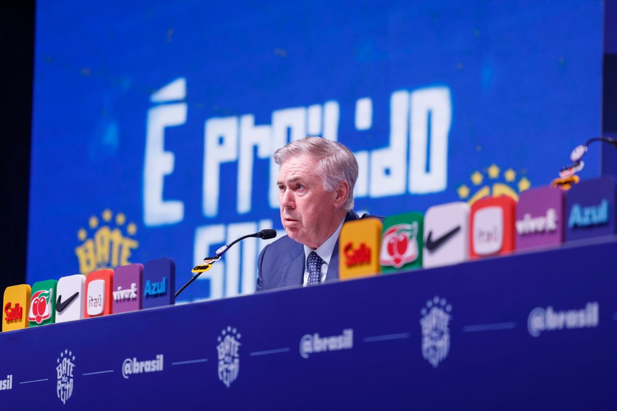 Ancelotti convoca Seleção nesta quinta (29) com Juba, do Bahia, na pré-lista
