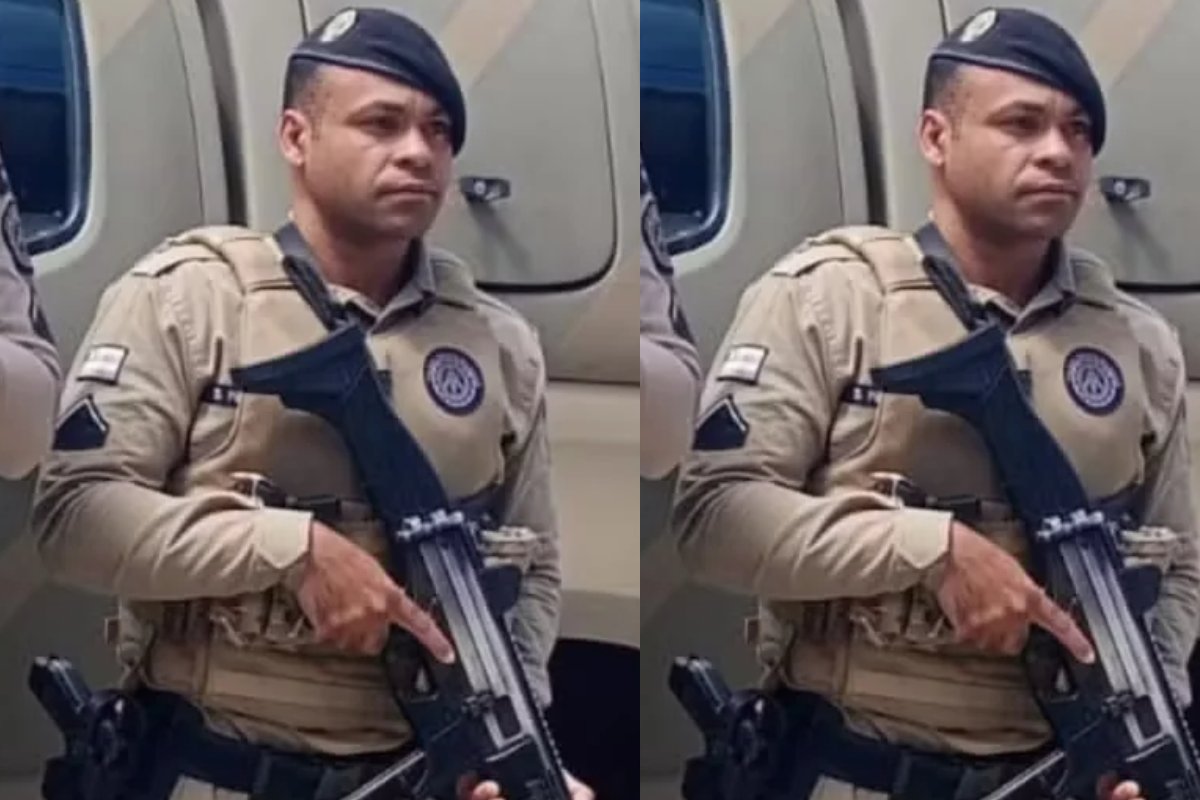 Soldado da PM morre em colisão entre moto e retroescavadeira em Cansanção