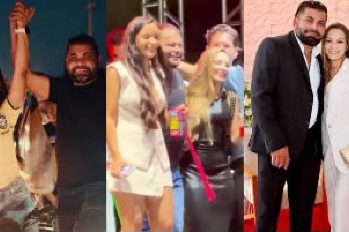 Vídeo: Prefeito aparece com duas esposas em show de Natanzinho Lima no Maranhão