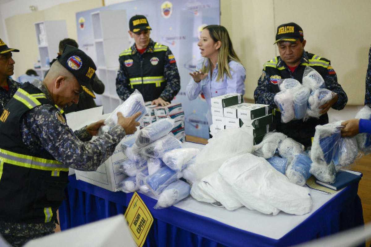 Venezuela recebe 90 toneladas de doações da ONU para enfrentar coronavírus