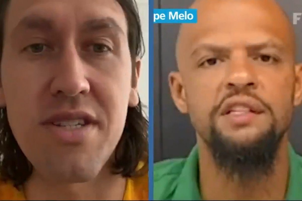 Rivais apenas em campo: Cássio e Felipe Melo divulgam mensagem sobre quarentena