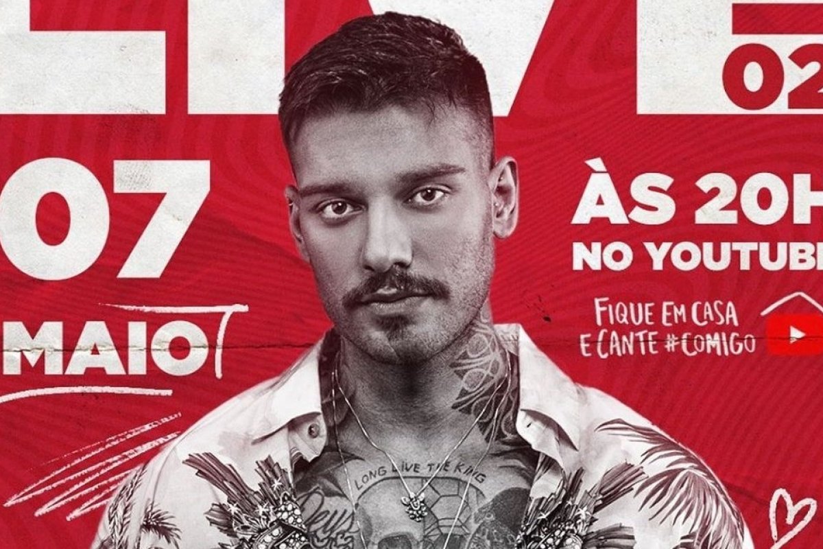 Lucas Lucco fará live beneficente para vítimas do coronavírus