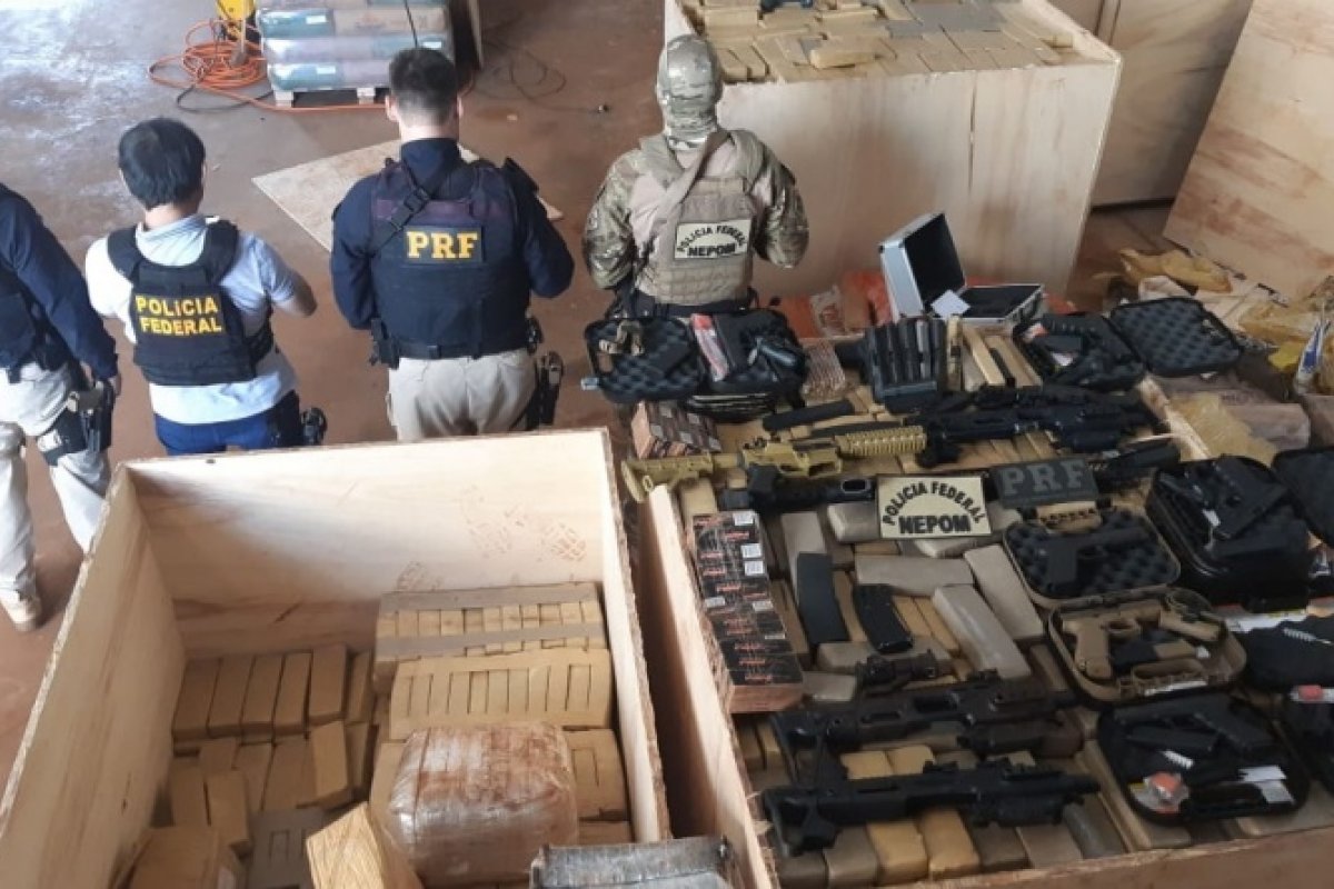 PRF apreende mais de 90 toneladas de drogas nos primeiros meses de 2020