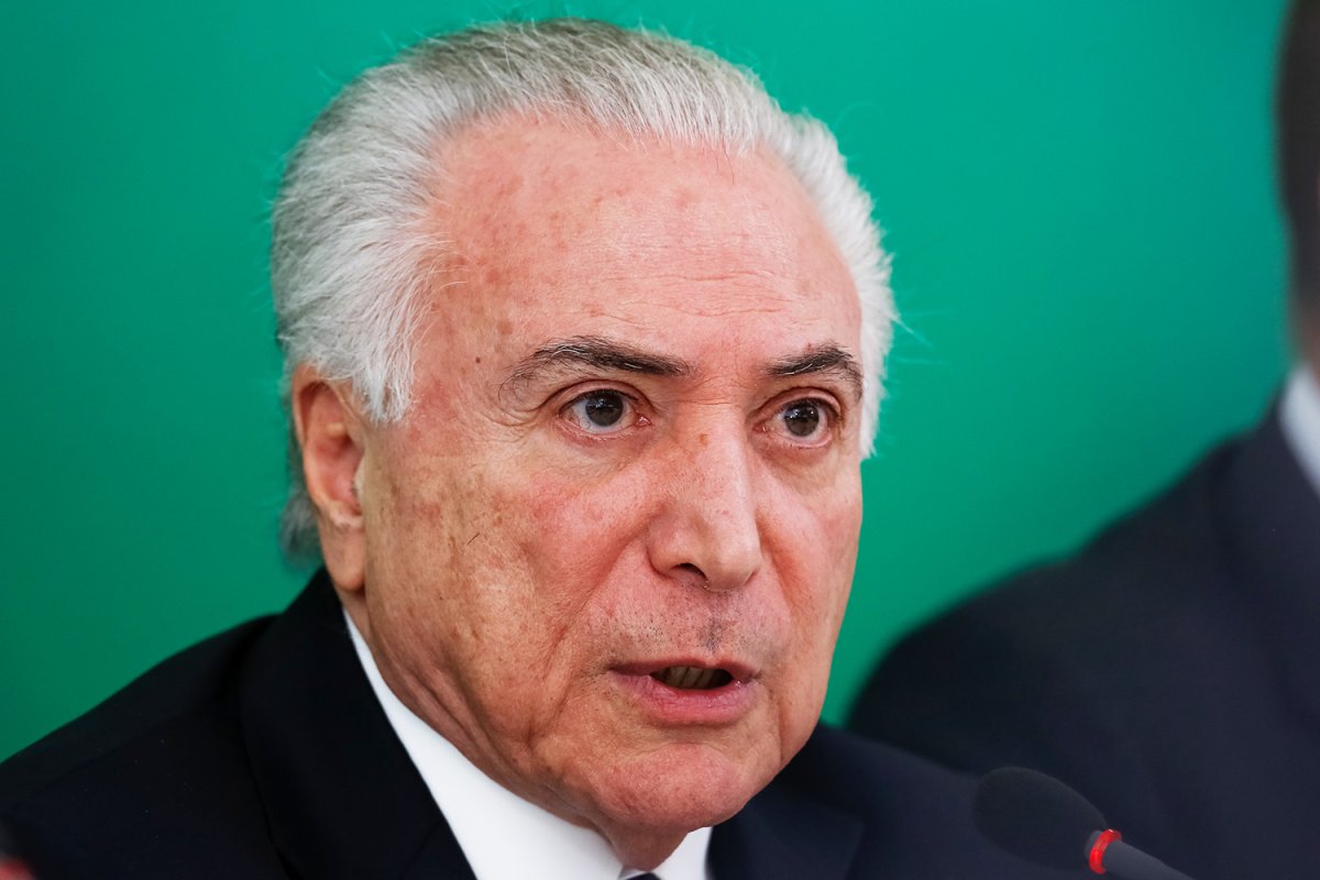"Recebia relatórios de todos os órgãos de inteligência", afirma Michel Temer 