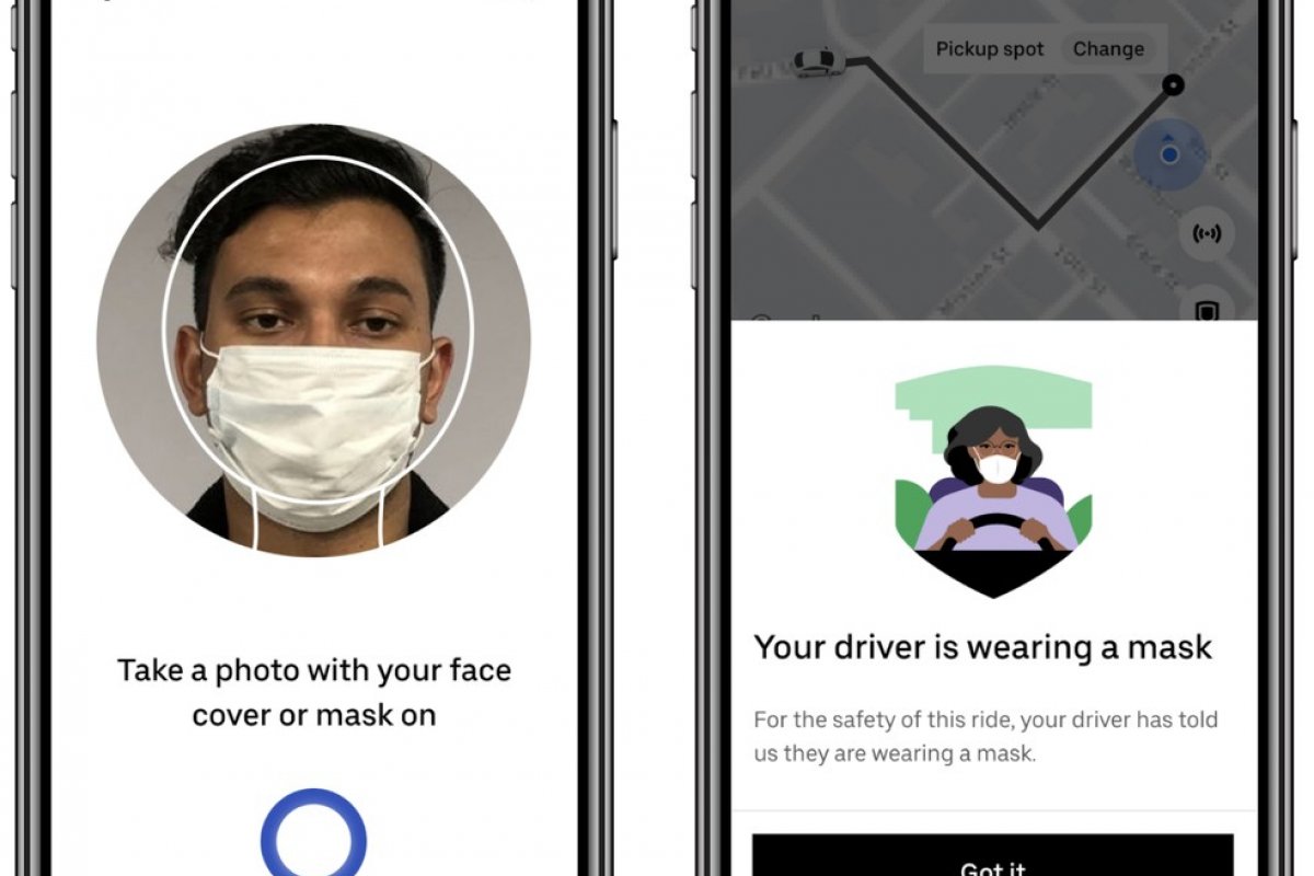 Uber torna obrigatório uso de máscaras nas corridas em todo o Brasil