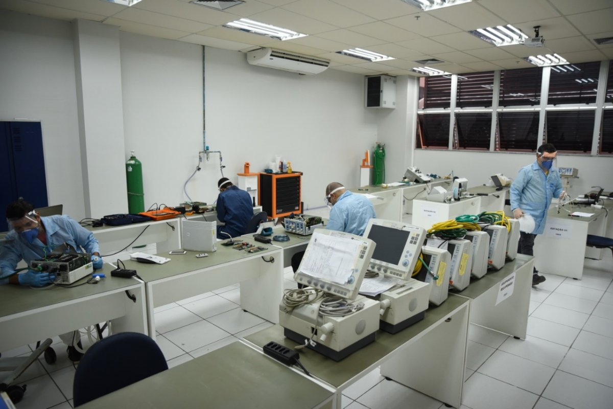Coronavírus: Senai Cimatec já reparou mais de 100 respiradores mecânicos