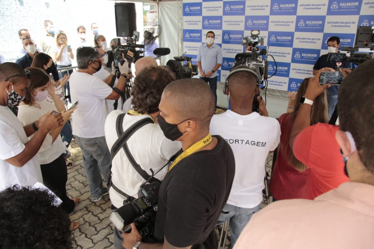 Vereadora solicita teste da Covid-19 para profissionais de imprensa em Salvador 