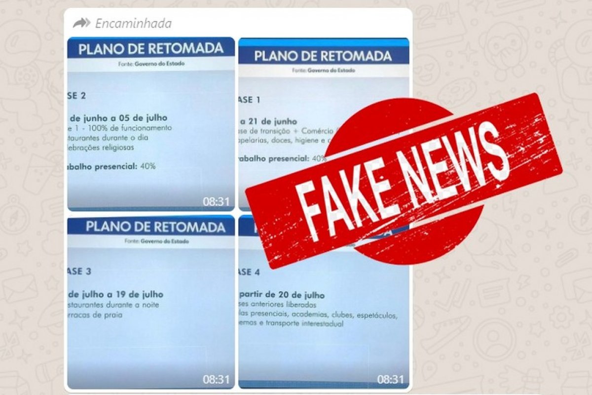 Governo da Bahia nega boato de 'plano de retomada da economia' divulgado em app de mensagens