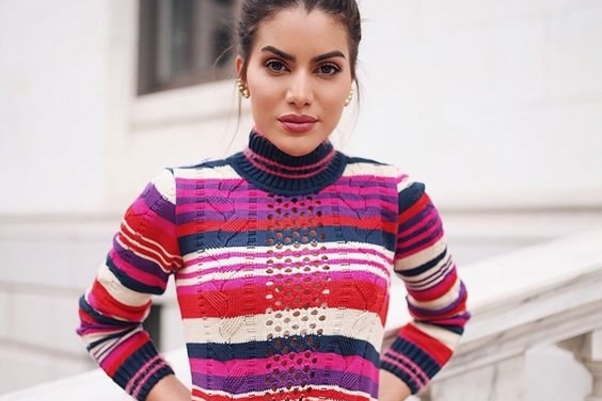 Suéter colorido é peça chave para o inverno