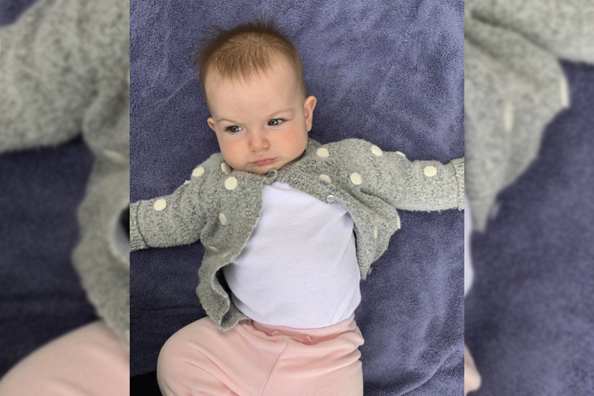 Dora, a caçula de Pedro Bial e Maria Prata completa 6 meses e faz sucesso na web