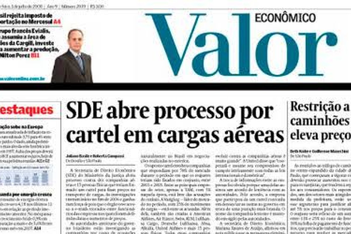 Grupo Globo anuncia que o Jornal  Valor Econômico deixará de circular em Brasília e em Goiás  