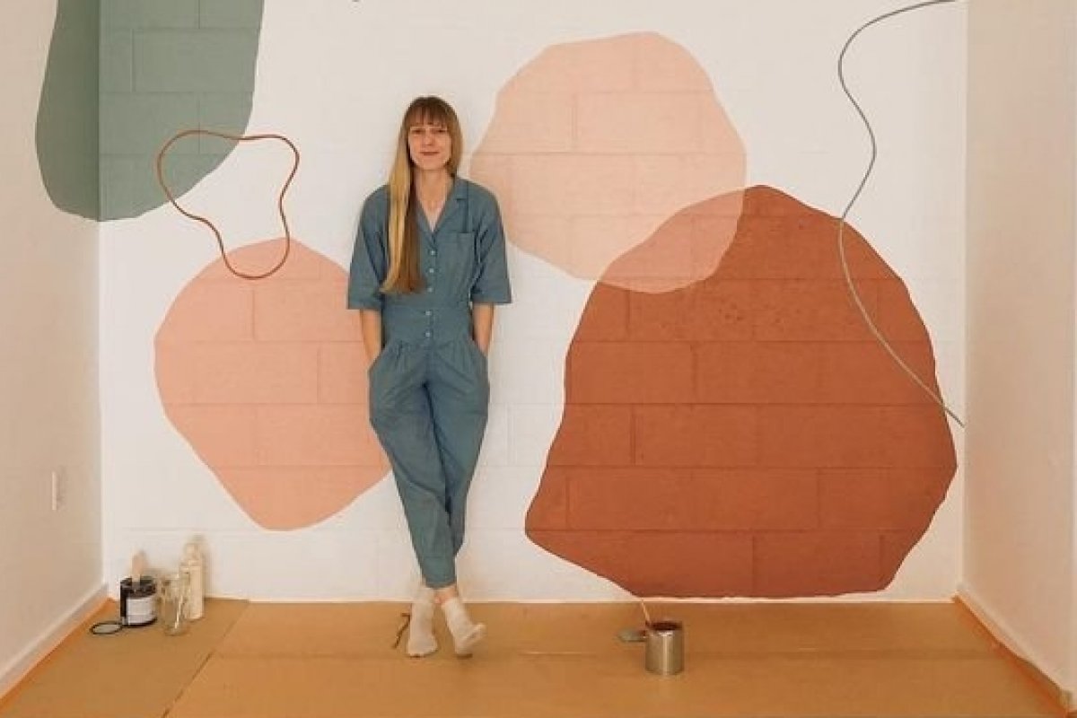 Pintura artística é tendência para a decoração 