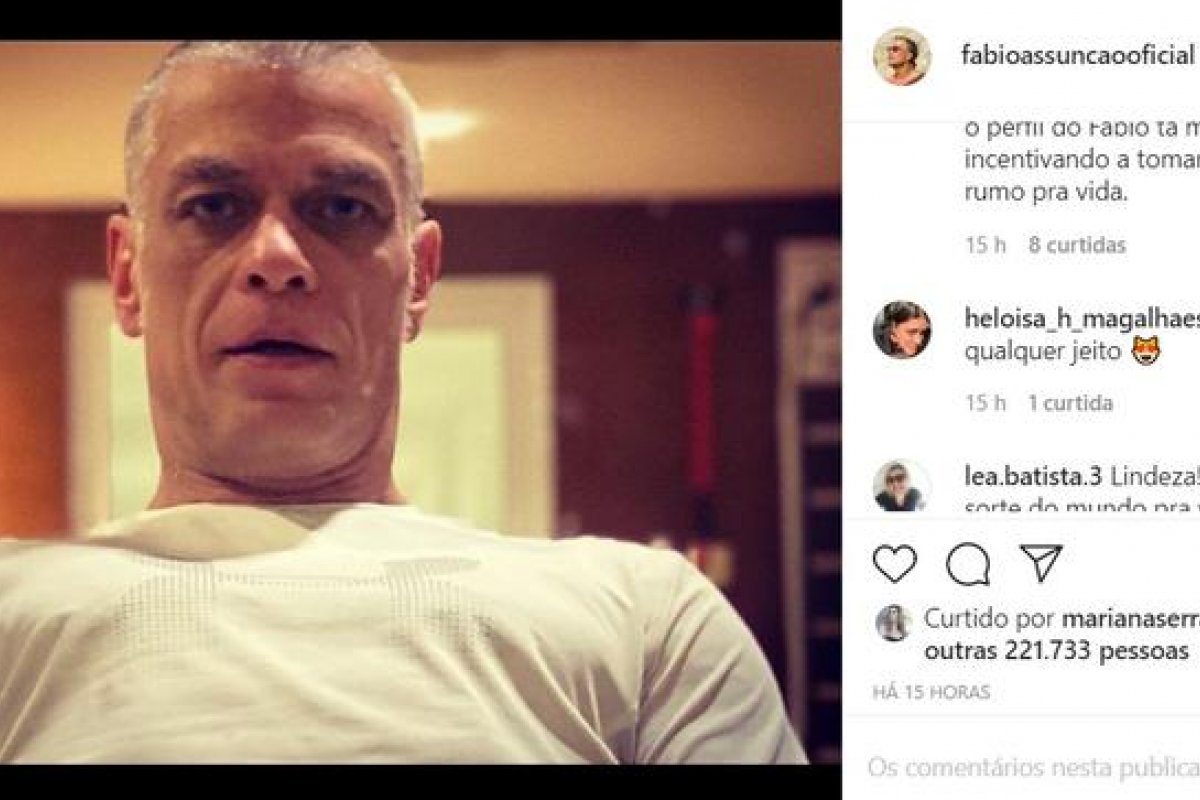 Fabio Assunção raspa a cabeça, tira a barba e fãs aprovam o novo visual 