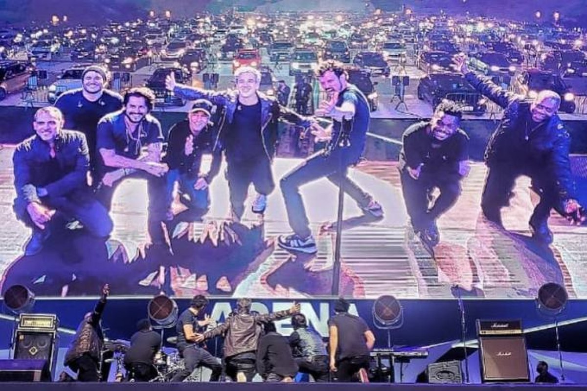 Jota Quest faz show no Allianz Parque para 250 carros