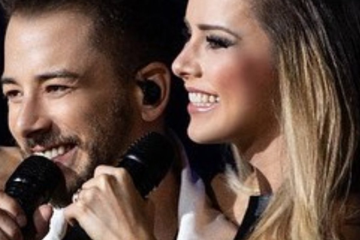 Famosos marcam presença no show de Sandy e Júnior 