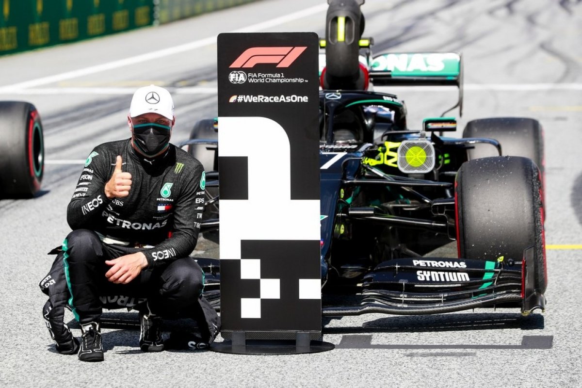 Fórmula 1: Bottas supera Hamilton na primeira pole position de 2020 do GP da Áustria 