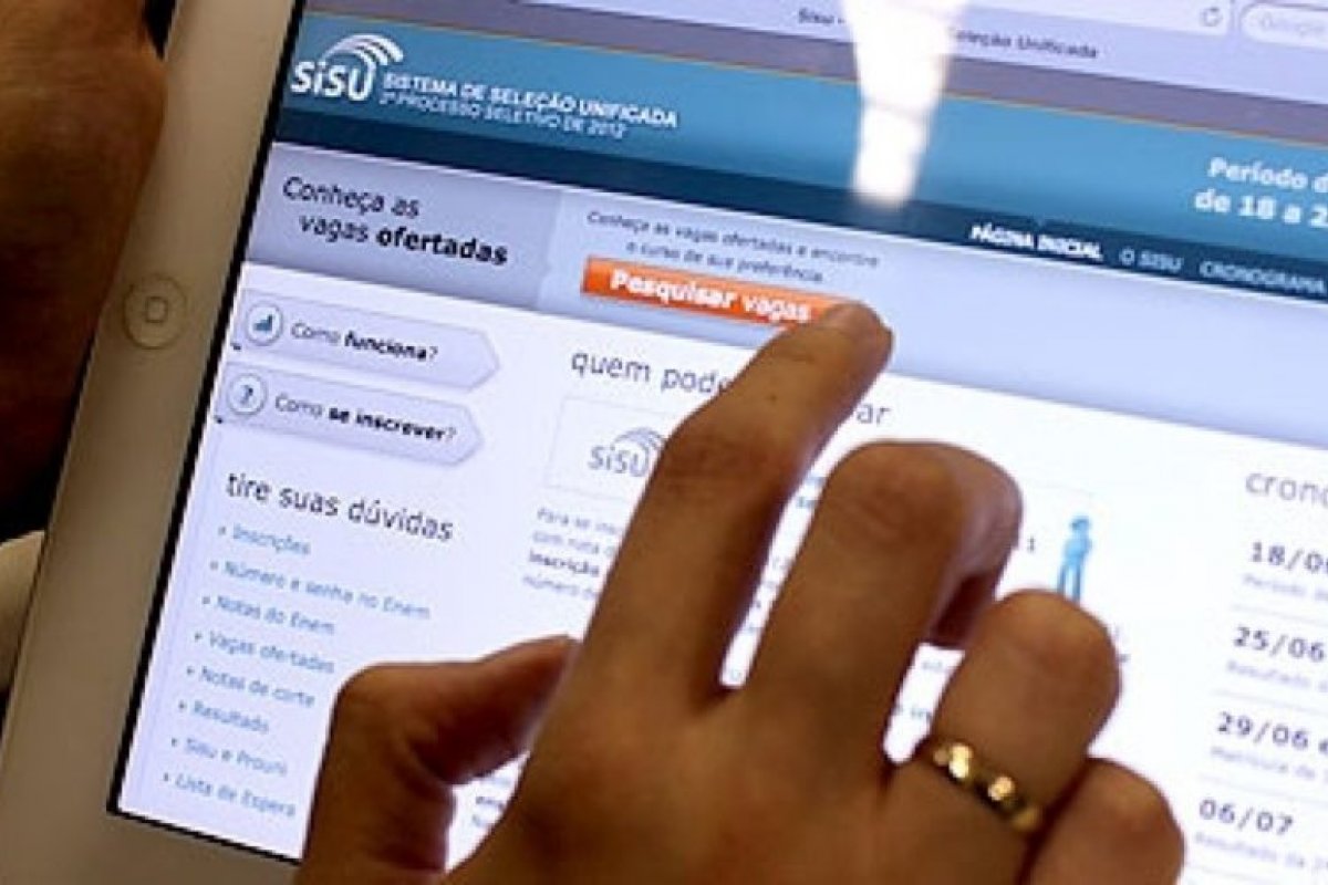 Inscrições para o Sisu do 2º semestre de 2020 encerram hoje