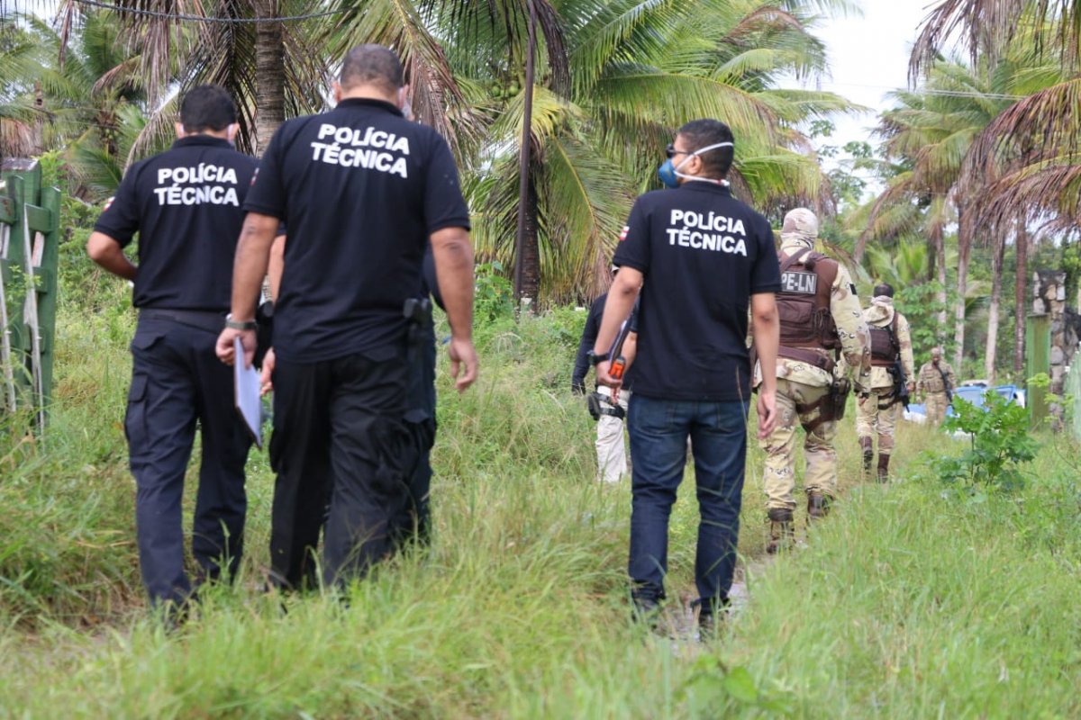 SSP-BA realiza reconstituição da morte do miliciano Adriano da Nóbrega