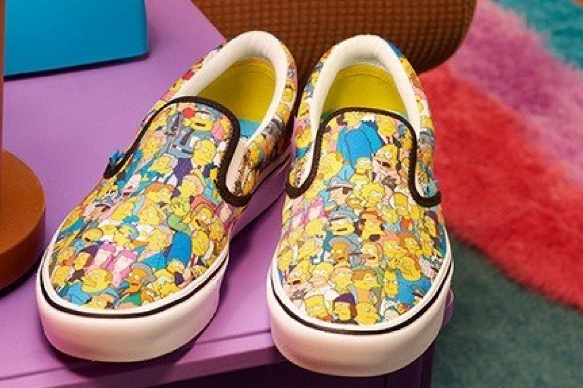 Com  peças super coloridas, Vans lança coleção de ‘Os Simpsons’