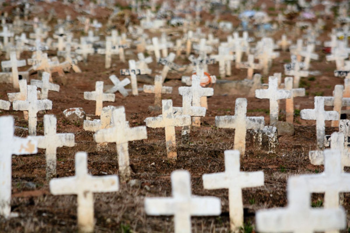 Brasil registra mais de 98 mil mortes pelo novo coronavírus
