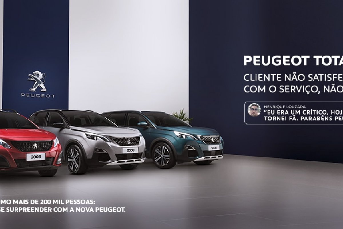 Em nova fase, Peugeot comemora sucesso do “Total Care”