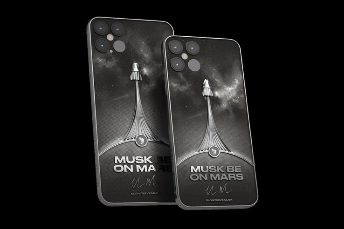 iPhone 12 Pro feito em homenagem a SpaceX é vendido por R$ 31 mil