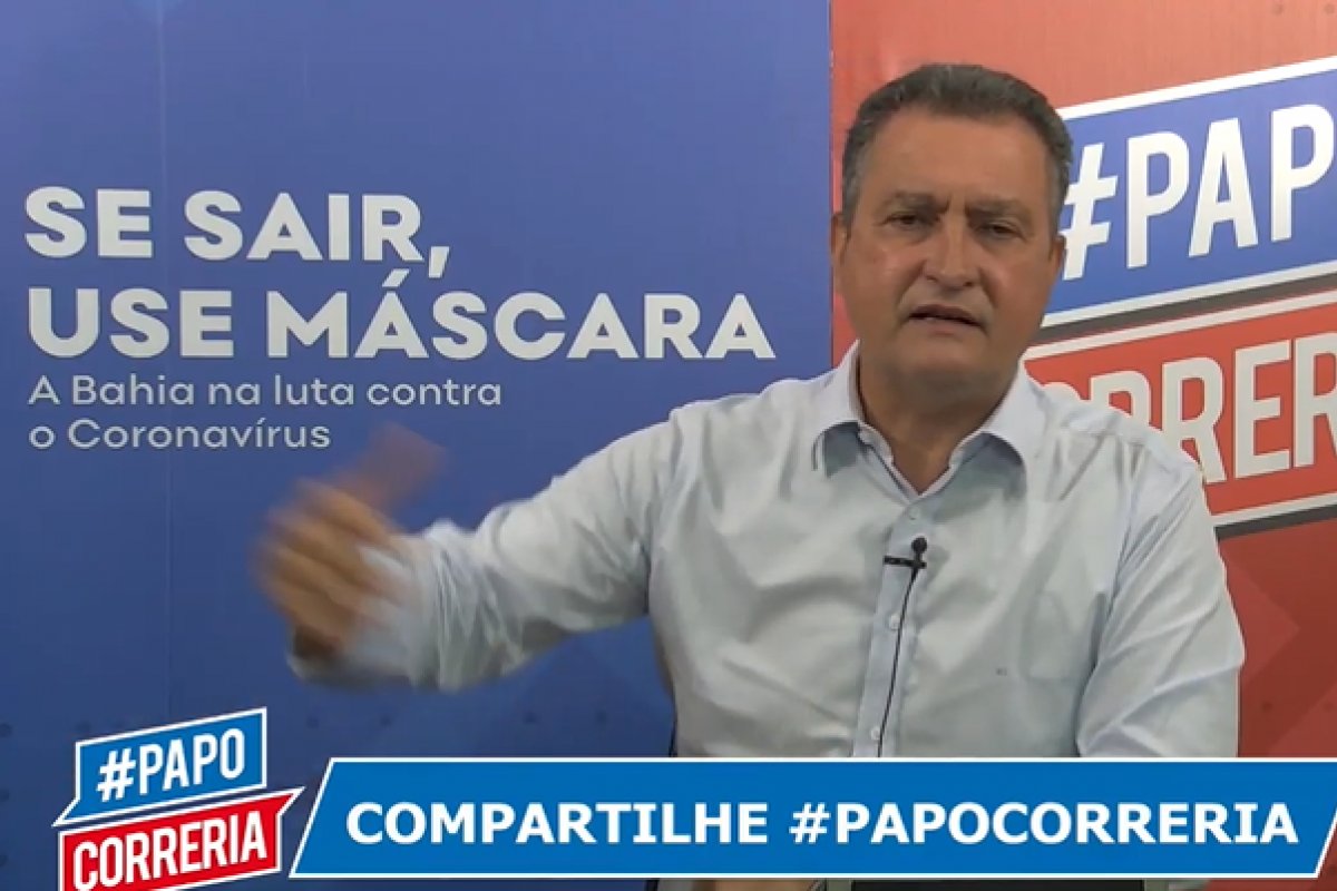 Rui Costa anuncia novos testes rápidos de Covid-19 em colégios estaduais 