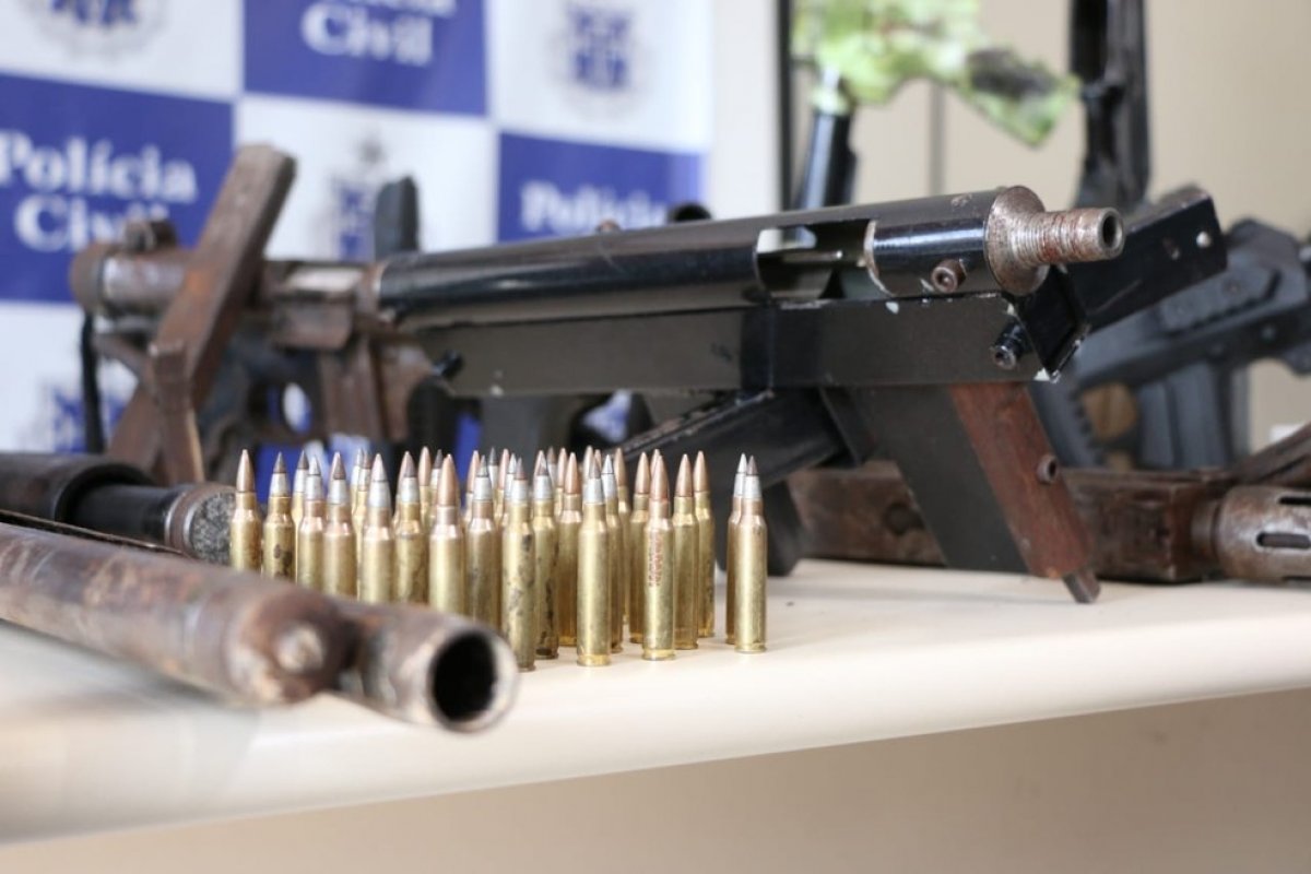 SSP: Nove armas de fogo são apreendidas por dia na Bahia, de janeiro a setembro de 2020