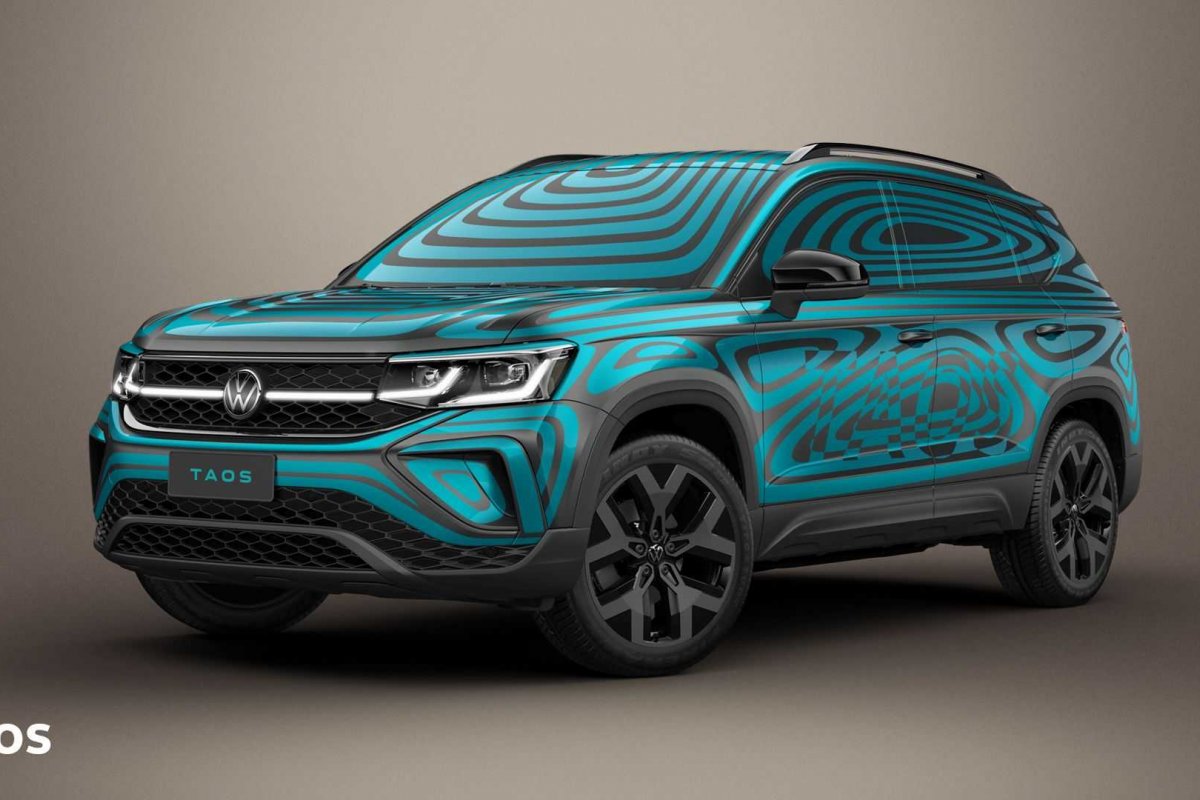 VW revela Taos em imagem camuflada: veja os detalhes 